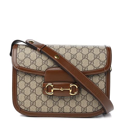 gucci gg 01260|GUCCI GG Supreme Monogram Horsebit 1955 Shoulder Bag.